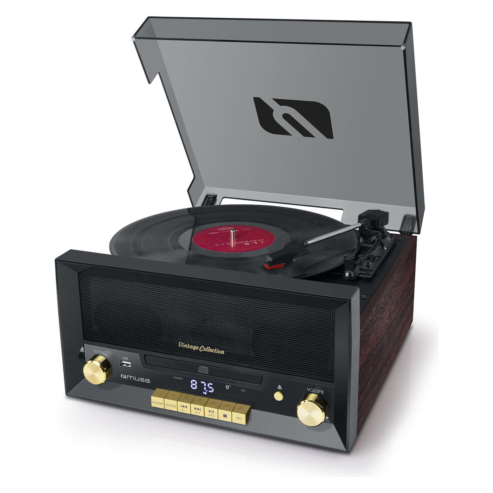 Muse MT112W audio turntable Belt-drive audio turntable Brown (3700460207502)