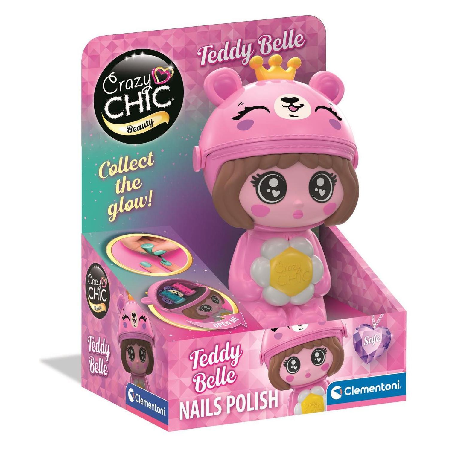 Clementoni Beauty Puppe Bär mit Schmink-Accessoires im Kawaii-Stil (418704)