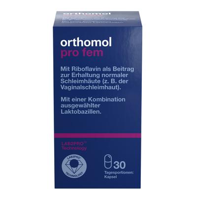 Orthomol pro fem Kapseln 30 St
