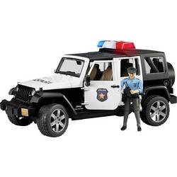 bruder Einsatzfahrzeug Modell Jeep Wrangler UR Polizei Fertigmodell PKW Modell 02526