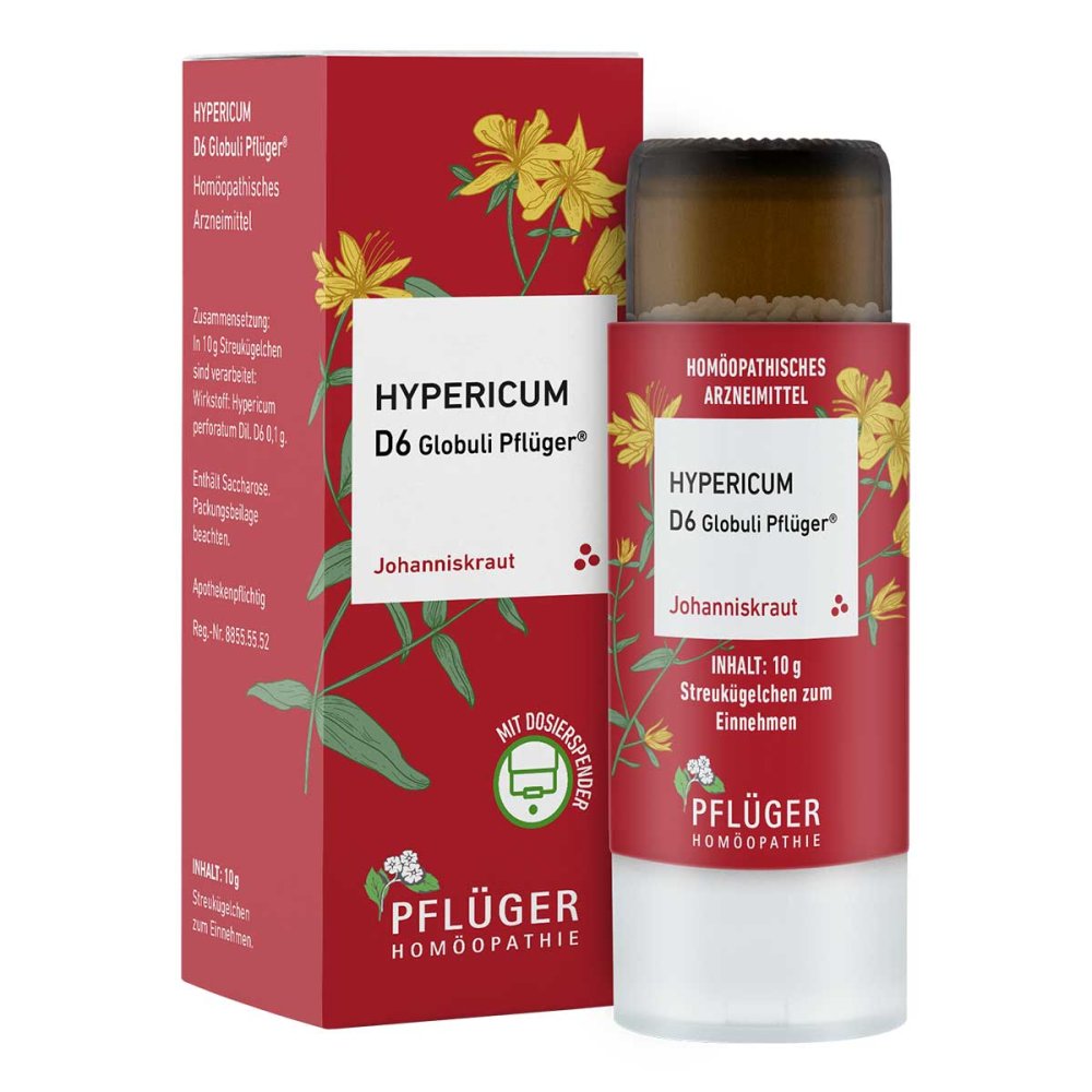 Homöopathisches Laboratorium Alexander Pflüger Gmb Hypericum D6 Globuli Pflüger Dosierspender 18757844