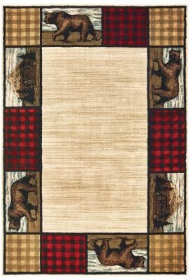Style Haven Westley Bear Lodge Buffalo Plaid Area Rug
