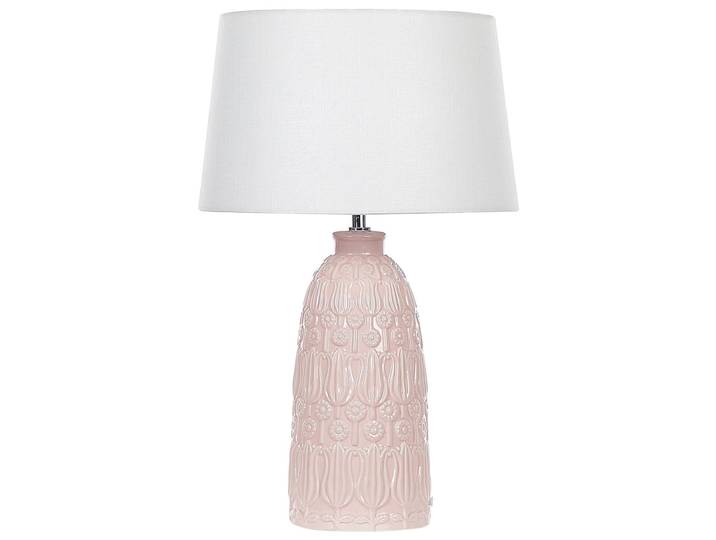 Lampe à poser céramique rose