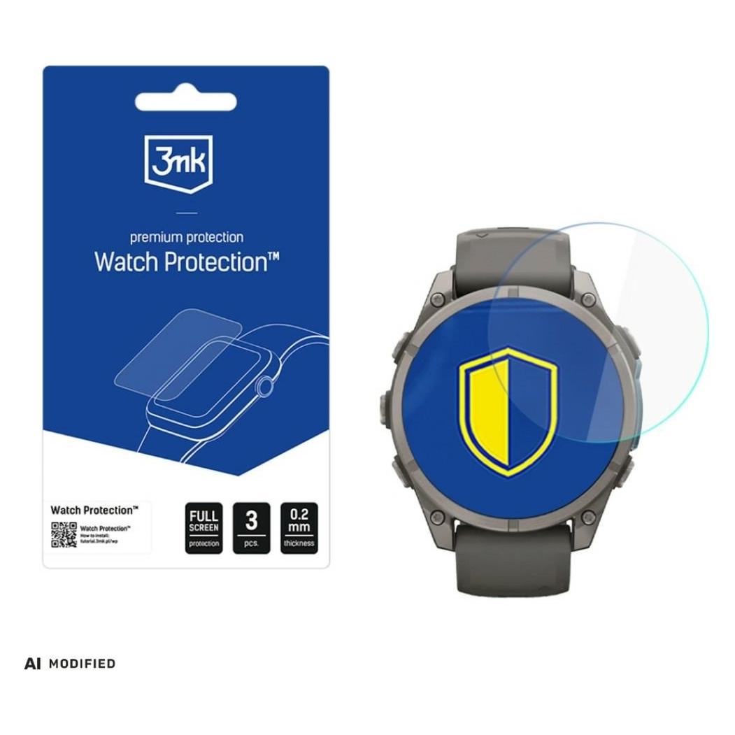 3MK - FlexibleGlass (3er-Pack) - Garmin Fenix 9 47 mm - Transparent (5903108792585)