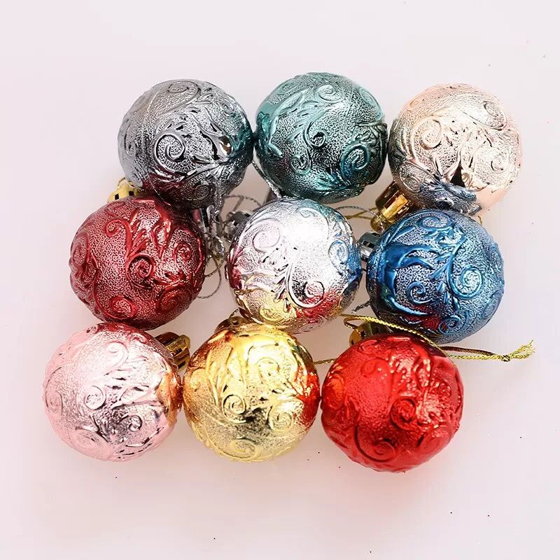INF Boules de Noël Incassables (12pcs) - Ornements pour Décorations de Fêtes Or