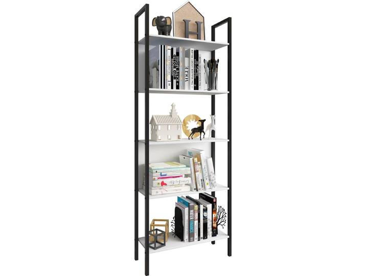 Houten Metalen Opbergrek Boekenplank Deco Boekenrek Flakos 5