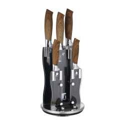 Bergner Zestaw noży ze stali nierdzewnej Walsrode - 5 Sztuk + Stojak (BG-9040)