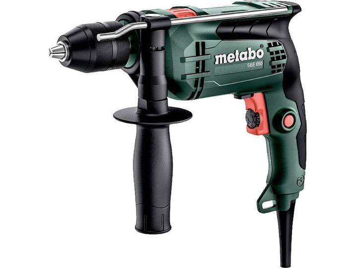 Metabo klopboor SBE 650 - 650 W, 13 mm staal, 30 mm hout