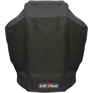 Grillfürst Grillabdeckung 19-010, aus Gewebematerial, schwarz, für Broil King Porta Chef, mit Klettverschluss, wasserdicht