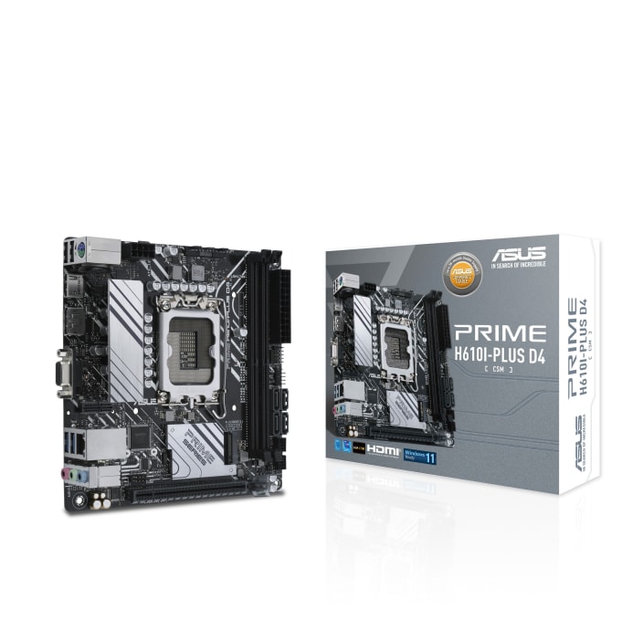 ASUS PRIME H610I-PLUS D4-CSM Mini-ITX Mainboard - Sockel 1700