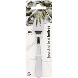 Chevalier Diffusion - Austerngabel 6er Set silbern, Besteck, Silber