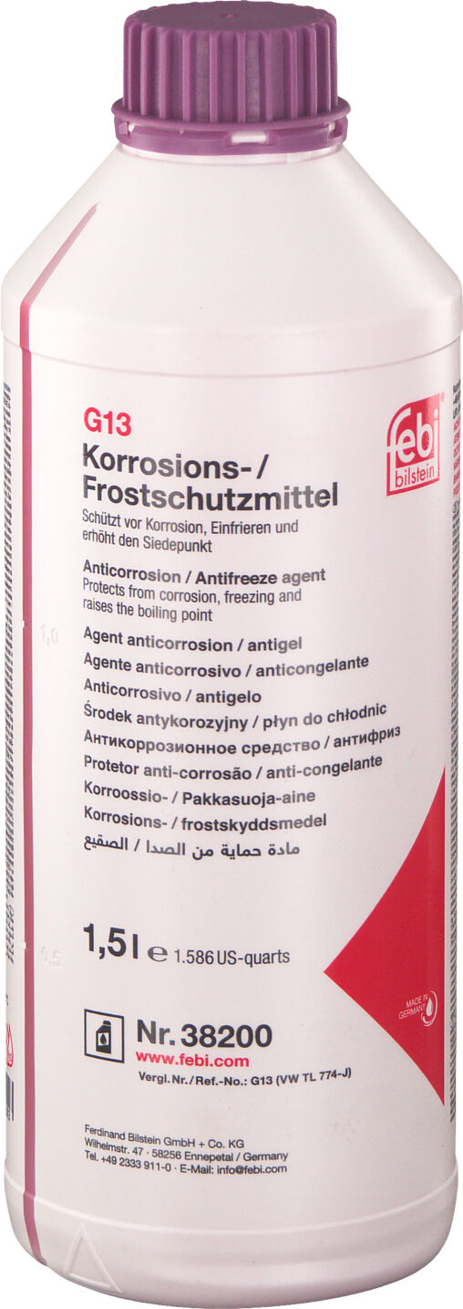Febi Bilstein Frostschutz Kühlerfrostschutz G 13 - Lila [1,5 L] 38200 1.5l Für Vw Audi
