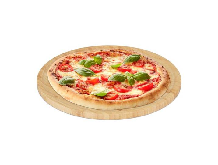 Relaxdays Bamboe pizzaplank 32 cm
