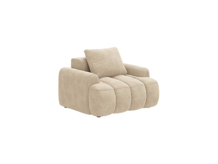 Design Sessel Kimi Samt Beige hell chosen by Bloomingloft