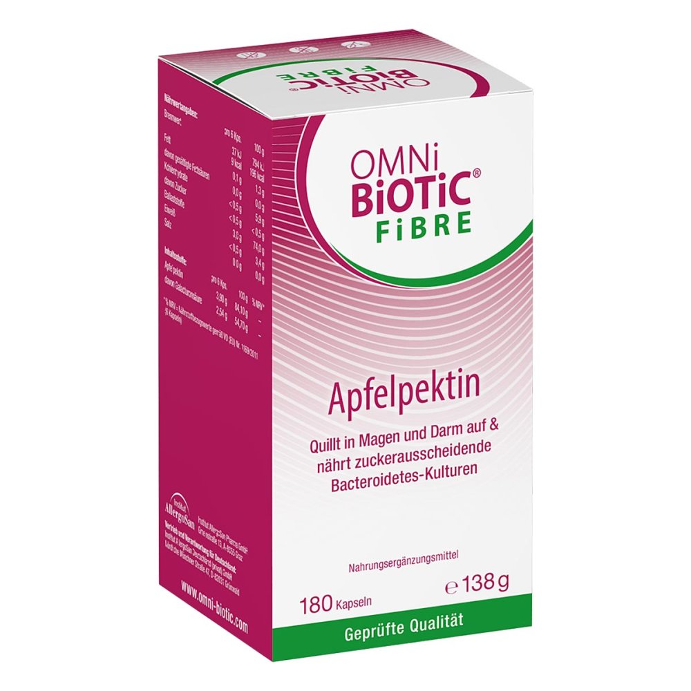 INSTITUT ALLERGOSAN Deutschland (privat) GmbH Omni Biotic Fibre Apfelpektin Kapseln 20164169