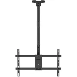 Maclean Deckenhalterung für TV max. Belastung 60kg 43-86 max VESA 600x400 MC-112 B (Decke, 60 kg, 43" - 86"), TV Wandhalterung, Schwarz