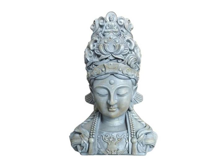 Relaxdays Buddha Büste 44 cm