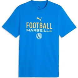 Puma, Herren, Fussballtrikot, T-Shirt OM Culture 2026/27 (M), Blau