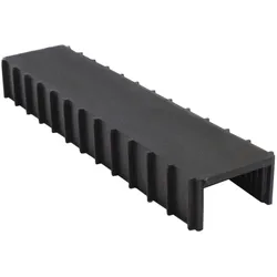 IAM Design, Möbelausstattung, Befestigung SPEEDY RAIL f. Nutrohr,Glasstärke 12,76mm,Kunststoff/EPDM (10 Stk.)