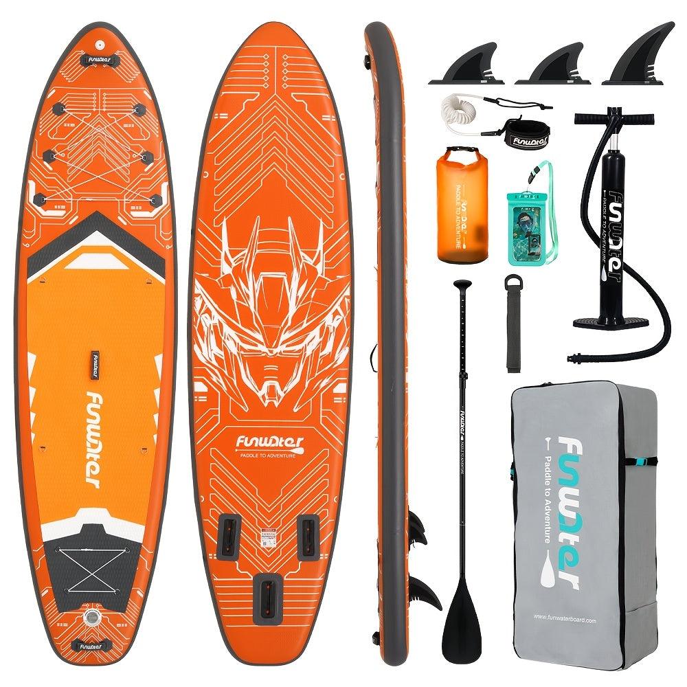 Stand-Up-Paddle-Board - SUP-Board - Stand-Up-Paddeln - Aufblasbares Board - Aufblasbares Stand-Up-Paddle-Board - Cyber Orange