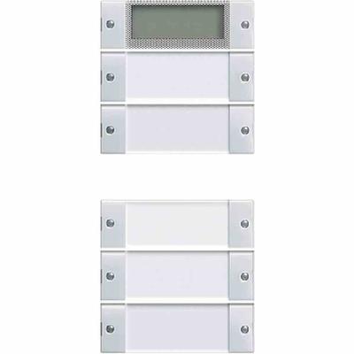 Gira System 55 Tastsensor, KNX, Aufputz, reinweiß, glänzend, 5f, 214503