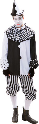 Harlekin-Kostüm "Black & White" für Herren