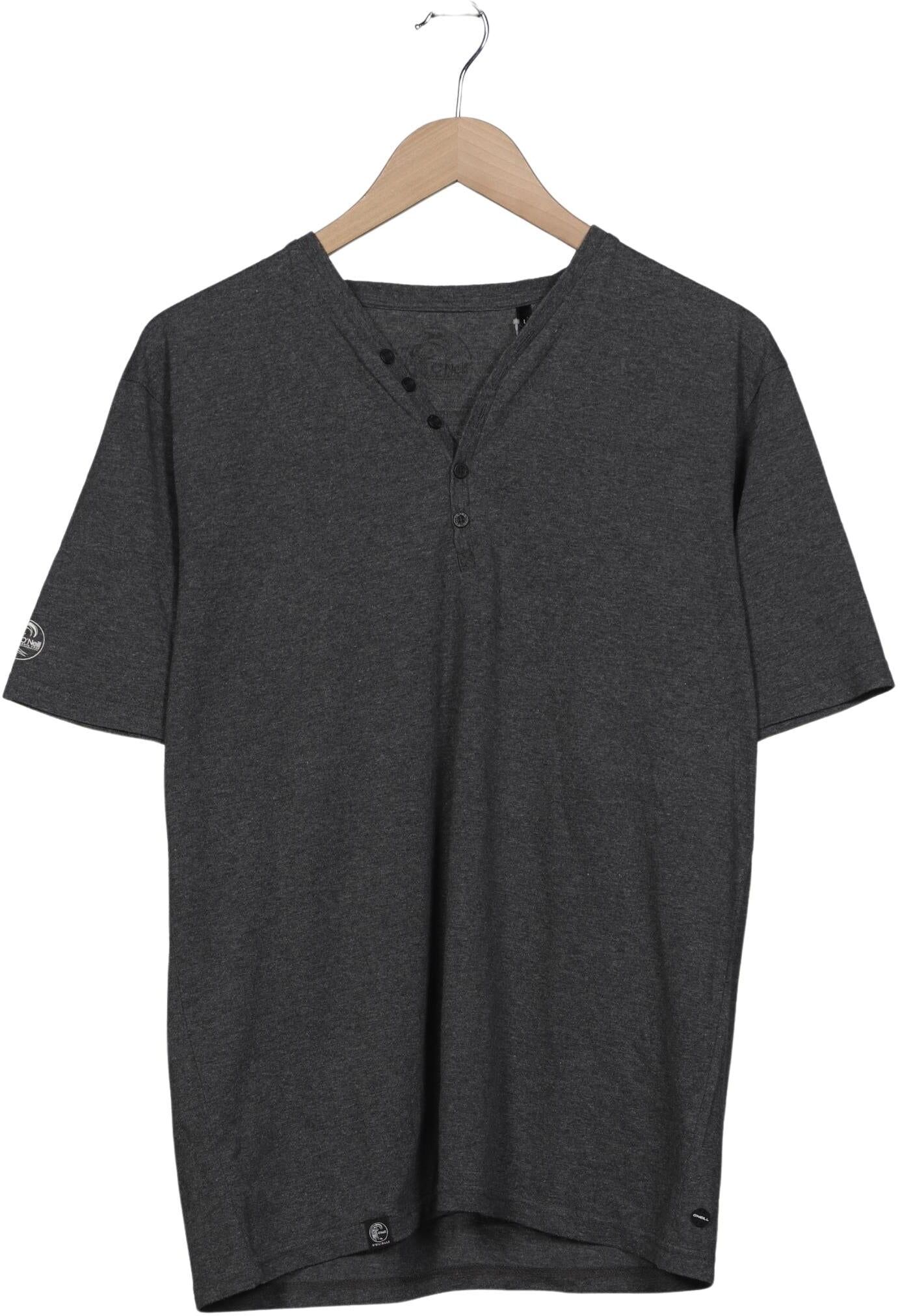 O Neill Herren T-Shirt, Grau, Gr. L, Baumwolle - Second Hand
