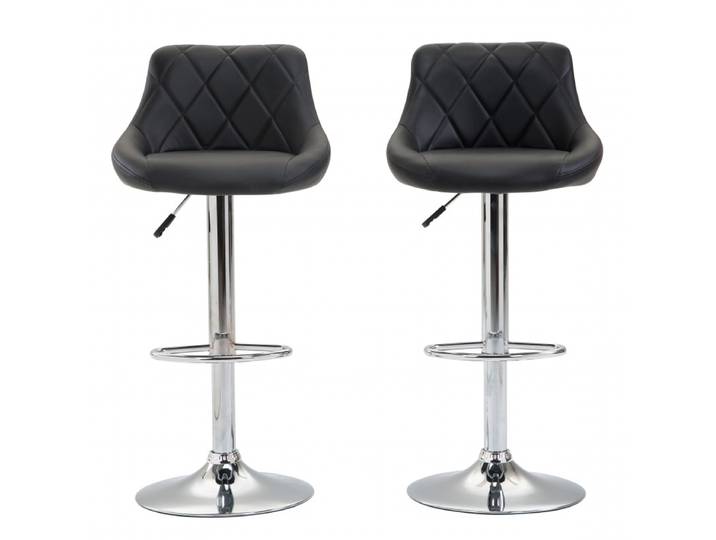 Barhocker JASPER 2er Set schwarz