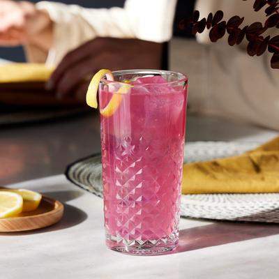 Libbey Carats Tumbler Glasses, 14-ounce, Set of 4 - Set of 4