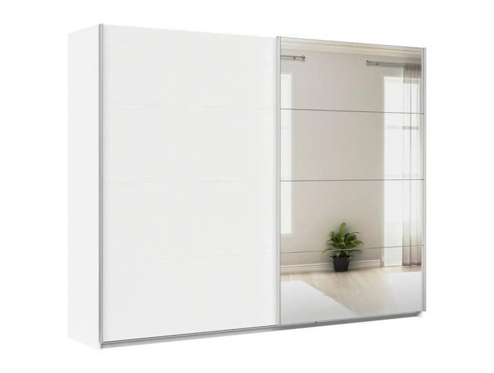 Schwebetürenschrank + Spiegel B: 271cm Feldkirch Weiß