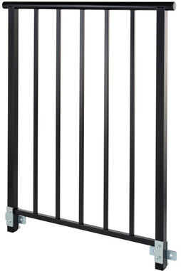Stageworx Safety Railings 1m Black