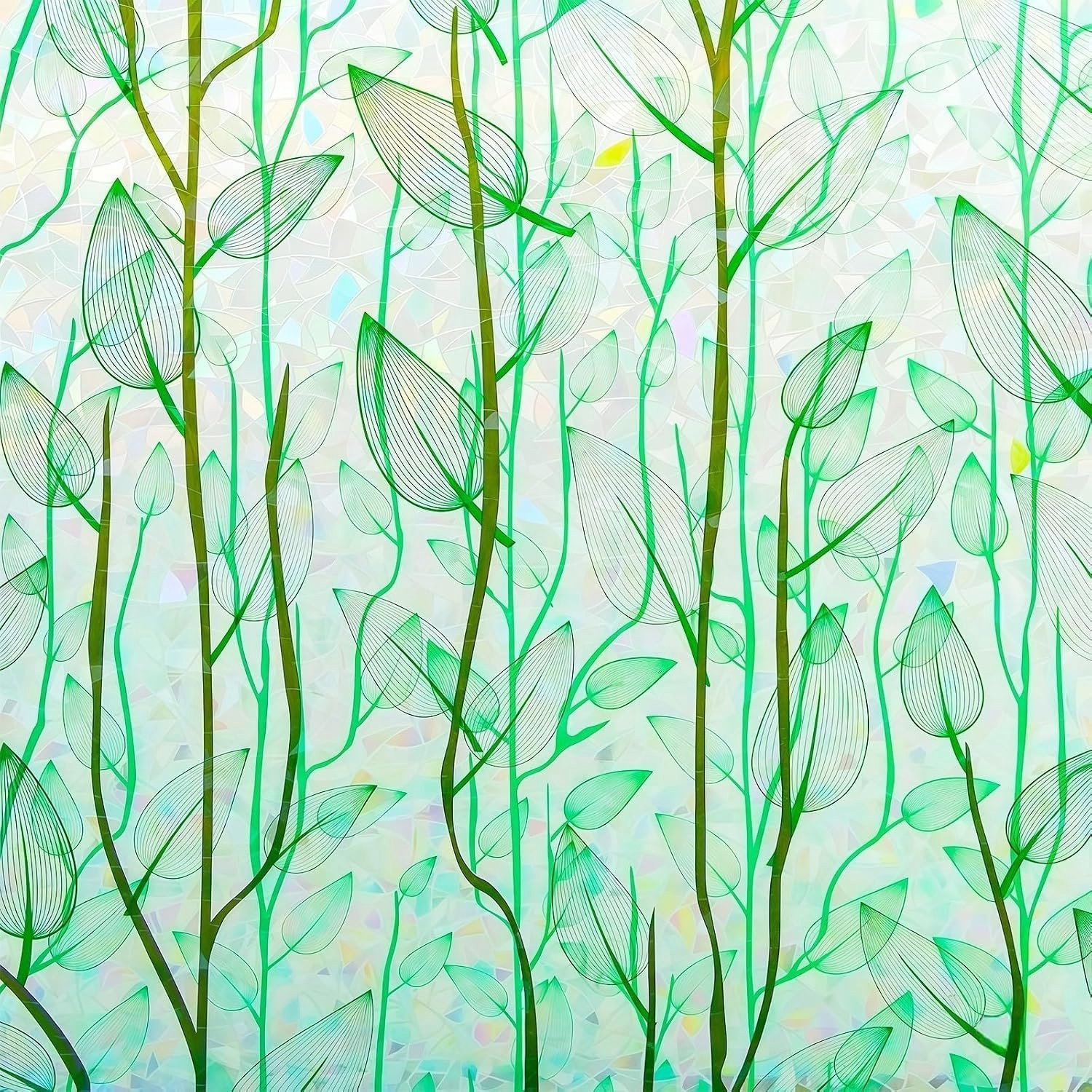 ServiceTopper 3D regenboog raamfolie, zelfklevend, zichtwerend en anti-uv, 75 x 200 cm