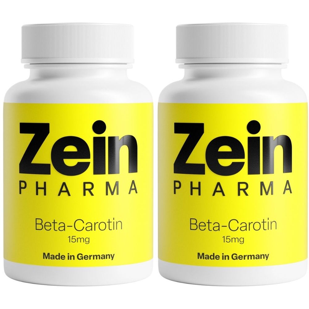 Beta Carotin Natural 15 mg Weichkapseln ZeinPharma 2x 2x90 St