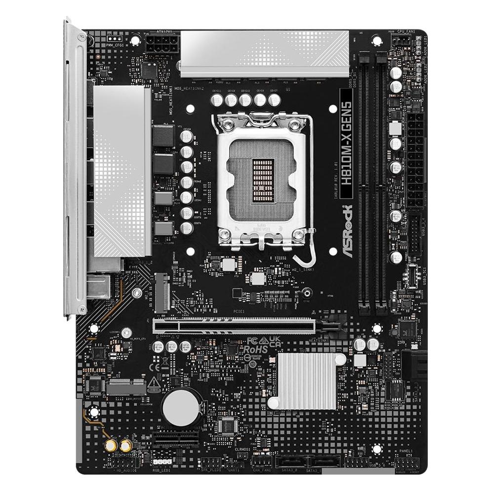 AsRock MB Intel 1851 H810M-X Gen 5 (LGA 1851, Intel H810, mATX) (90-MXBU90-A0UAYZ)