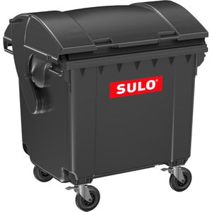 Sulo Müllcontainer Citybac 1100 RD, grau, mit Runddeckel, 1100 Liter