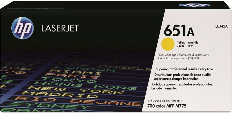 HP 651A (CE342A) - Jaune - Toner Jaune