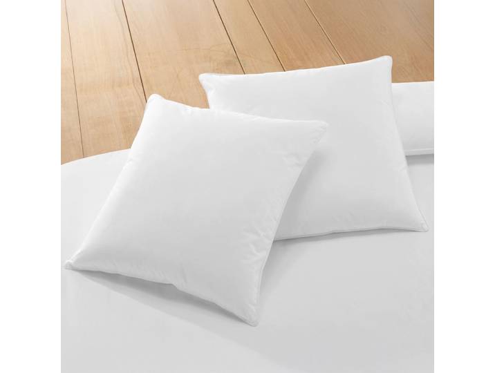 Oreiller médium en coton blanc 65x65cm