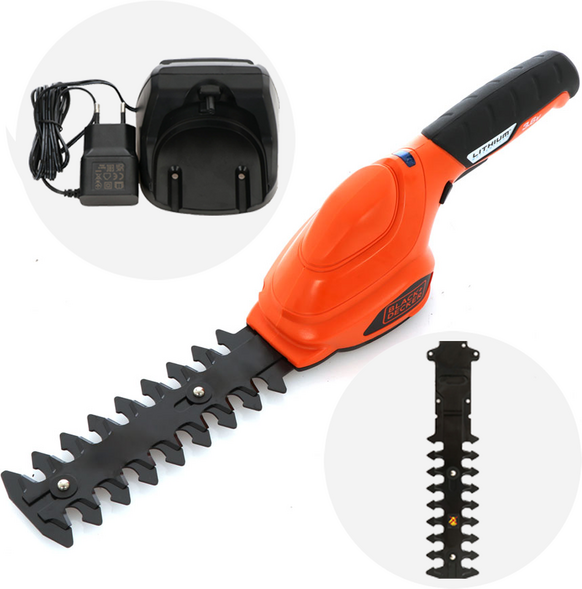 Black & Decker GSL300-QW  Akku-Gras- und Heckenschere  3,6 V, 1,1 Ah