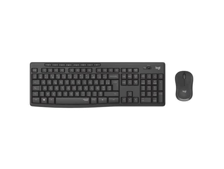 Logitech Ensemble clavier-souris sans fil MK295 - Silencieux - Noir