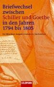 Goethe, Johann Wolfgang von - Briefwechsel zwischen Schiller und Goethe in den Jahren 1794 bis 1805: Die Münchner Ausgabe erstmals im Taschenbuch - Preis vom 19.10.2026 19:33:35 h