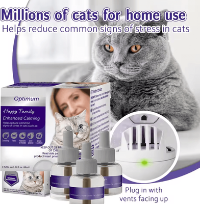Inspire Curations CalmComfort Cat Pheromone Diffuser Refill Pack 90 Day Supply 3pcs one Size