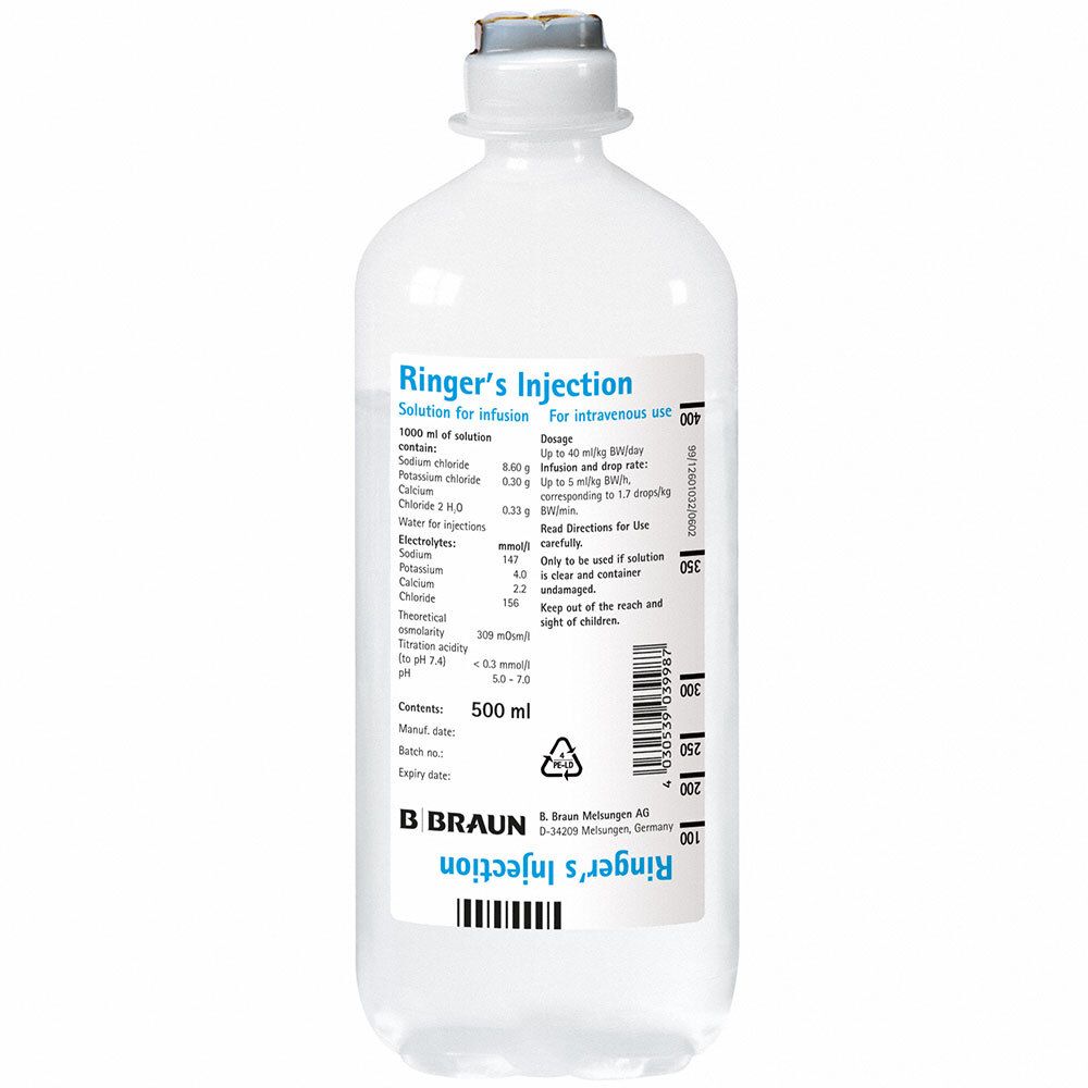 Ringer Lactat n.Hartm.B.Braun Ecofl.Plus Inf.-Lsg. 500 ml Infusionslösung