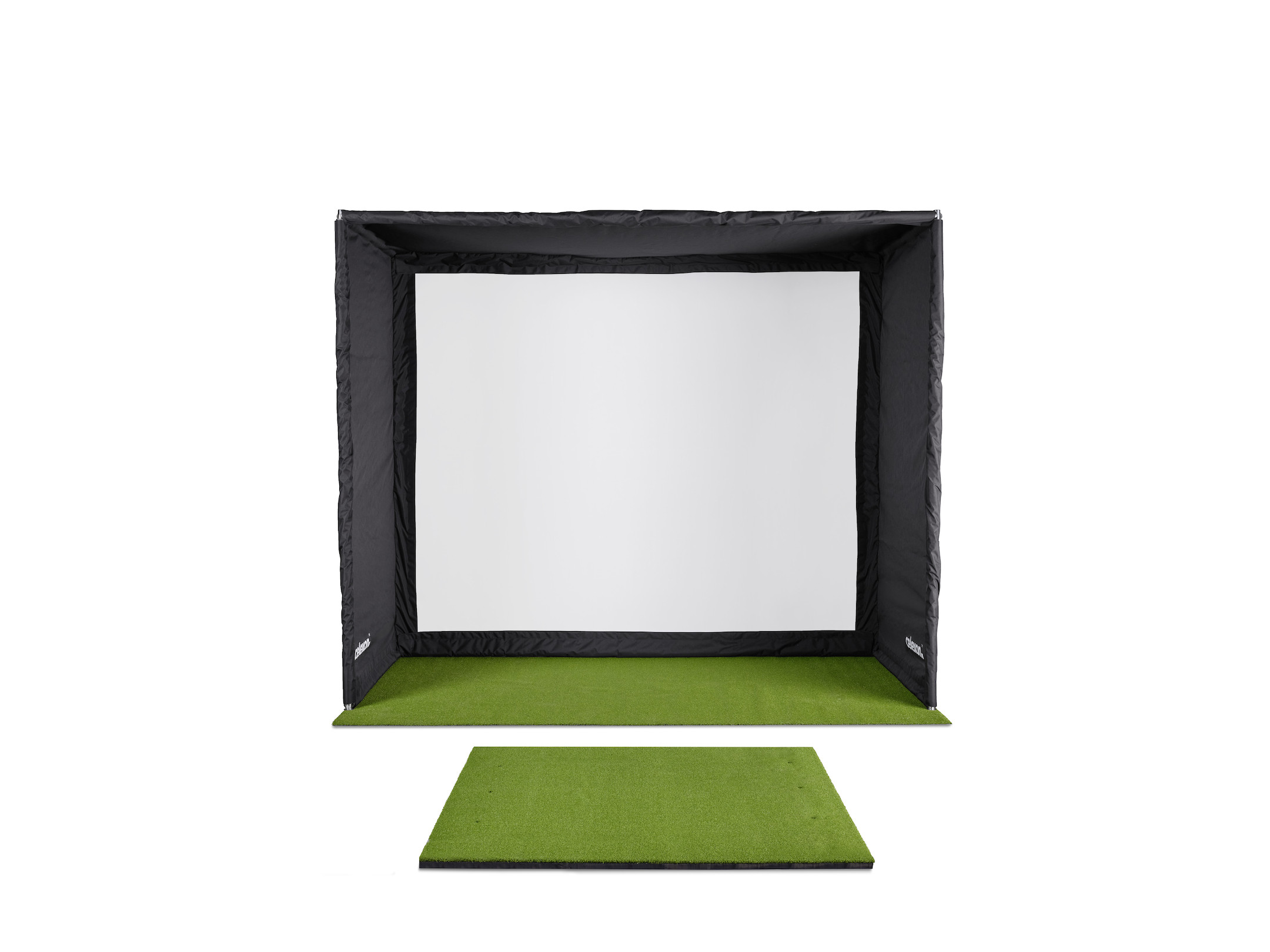 celexon Fairway Golf Simulator 300 x 300 x 300cm - Professional Leinwand Enclosure