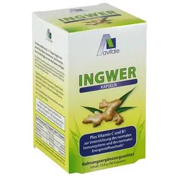 INGWER 500 mg Kapseln+Vitamin B1+C 90 St