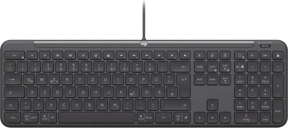 Logitech Signature Slim K620 Draadloos Toetsenbord, Volledig Formaat, QWERTY, Grafiet