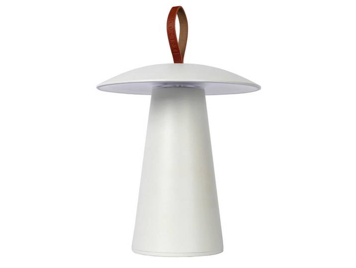 Lucide Led-Aussenleuchte La Donna, Weiß, Metall, 19.7x29.2x19.7 cm, RoHS, Reach, 3 Helligkeitsstufen, Touch-Schalter (on/off), Lampen & Leuchten, Außenbeleuchtung, Außenleuchten