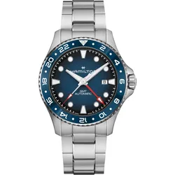 Hamilton Khaki Navy Scuba Auto GMT 43mm H82535140 - blau,Stahl - 43mm