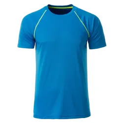 Funktions-Tshirt "JN496" - XL - bright-blue/bright-yellow
