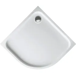 Duravit Viertelkreis D-Code 720108000000001 Duschwanne, 900 x 900 mm, weiss mit Antislip