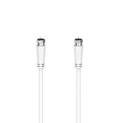 hama 00205063 SAT-Anschlusskabel, F-Stecker - F-Stecker, 1,5 m, 90 dB